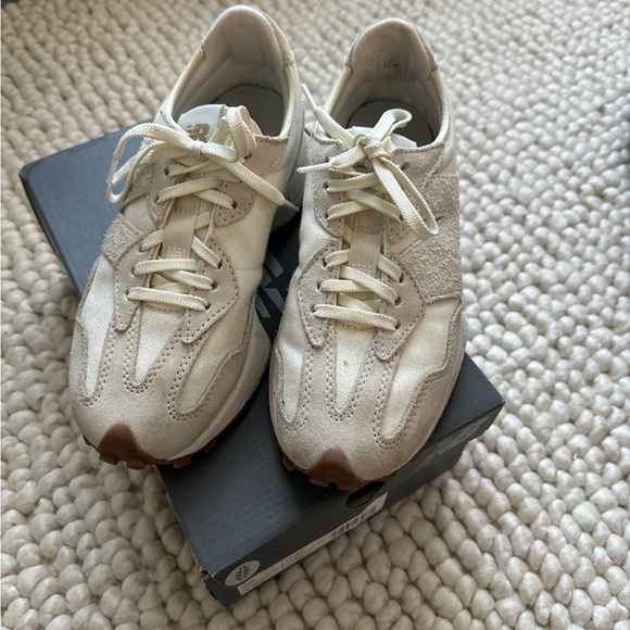 New Balance Beige 7 Mode de Vie 327 Shoes - Picture 4 of 5